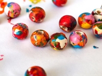 Journey into Creativity Colourful Wood Beads